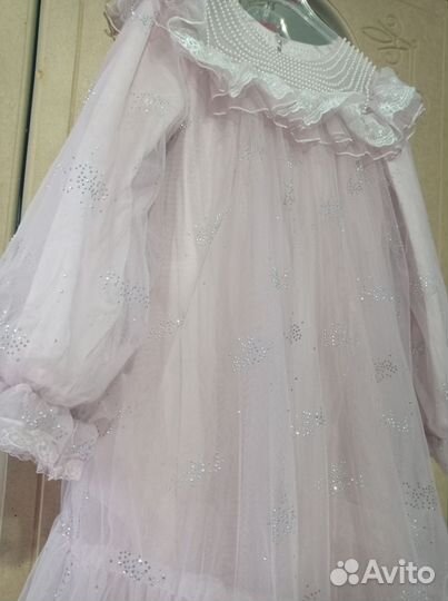 Нарядное платье для девочки 134 140