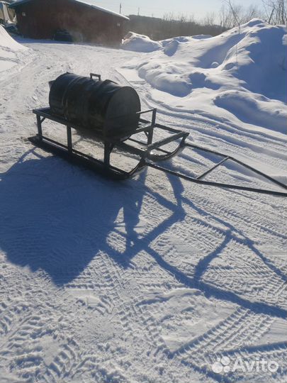 Сани к снегоходу