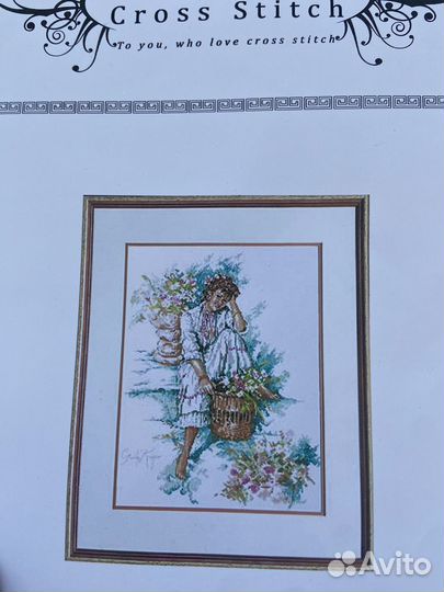 Вышивка крестом схемы с нитками