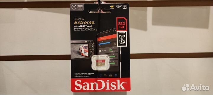 Карта памяти Sandisk Extreme MicroSD 512GB