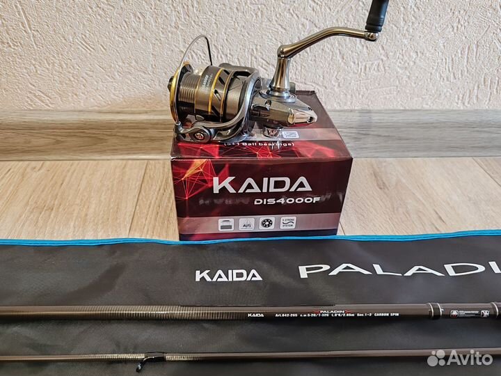 Спиннинг Kaida paladin 2,65м с катушкой