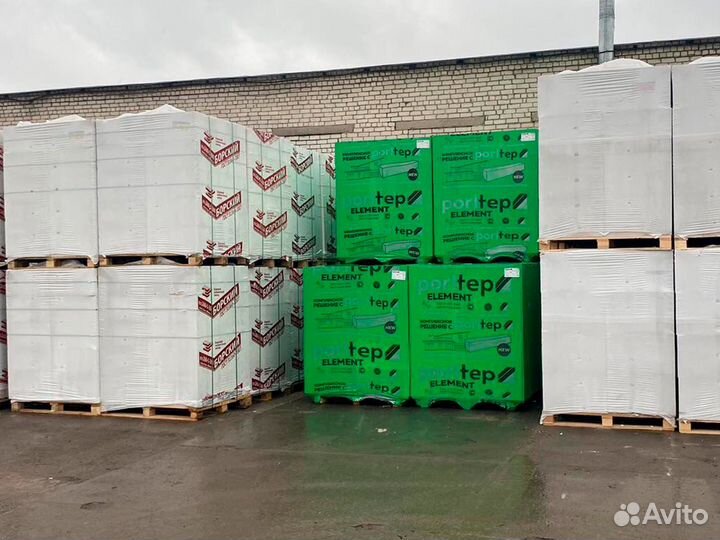 Блоки Поритеп Бесплатное хранение