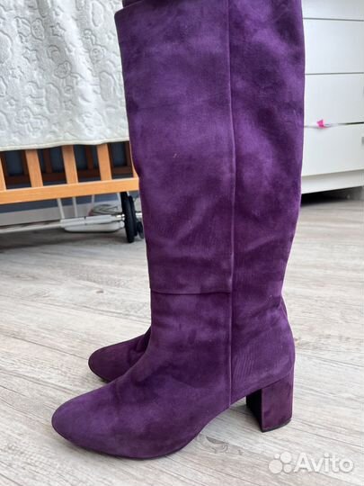 Замшевые сапоги Gabor 41