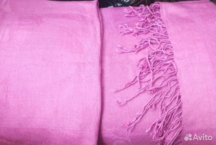 Шарфы теплые (2) + палантин /новые