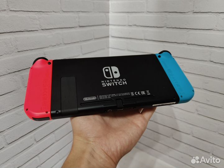 Nintendo switch Rev.2 (прошит, 128 Гб)