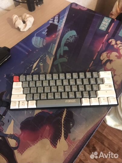 Клавиатура беспроводная белая