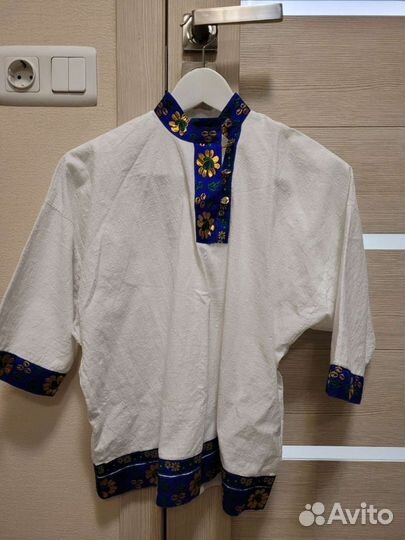Рубаха русская народная 122р-р 6-7 лет