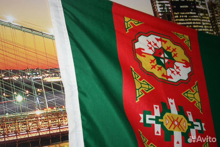 Вышлю Флаг Туркменистана (не иCпользовали ) 98х200