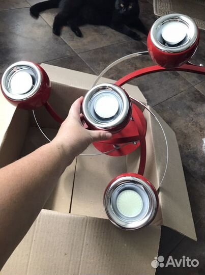 Люстра на 4 рожка