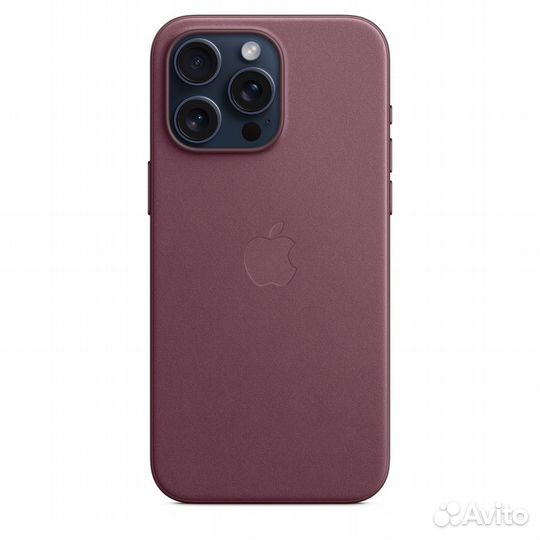 Чехол iPhone 15 Pro Max FineWoven MagSafe Berry