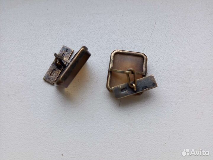 Запонки серебро СССР