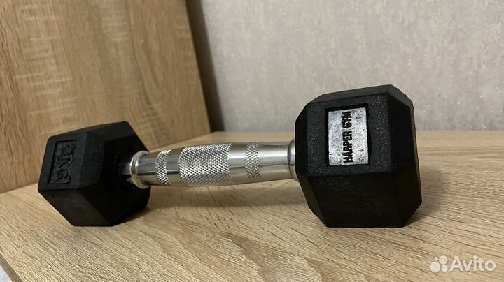 Гантель 2 кг harper gum 1шт новая