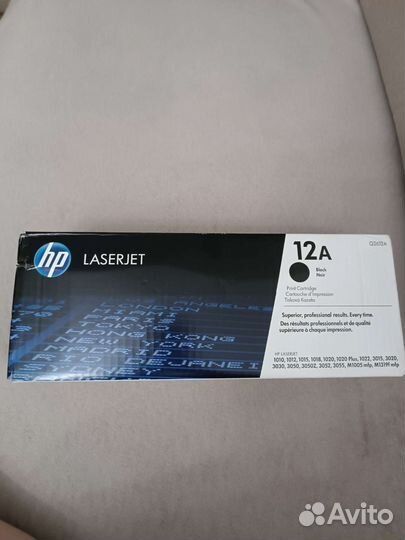 Оригинальный картридж HP 12A Q2612