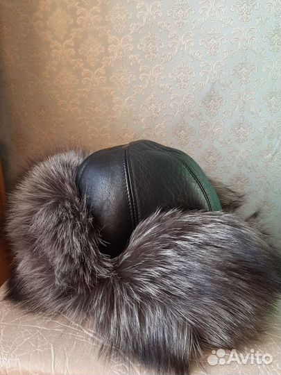 Шапка из чернобурки мужская и женская