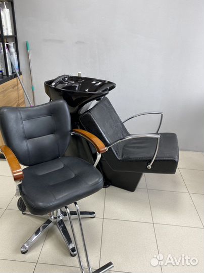 Мойка парикмахерская и кресло