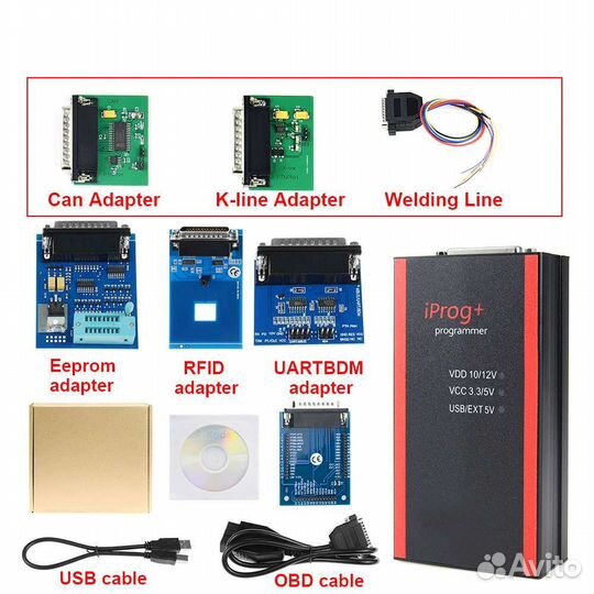 Программатор I Prog plus Pro, версия v 87