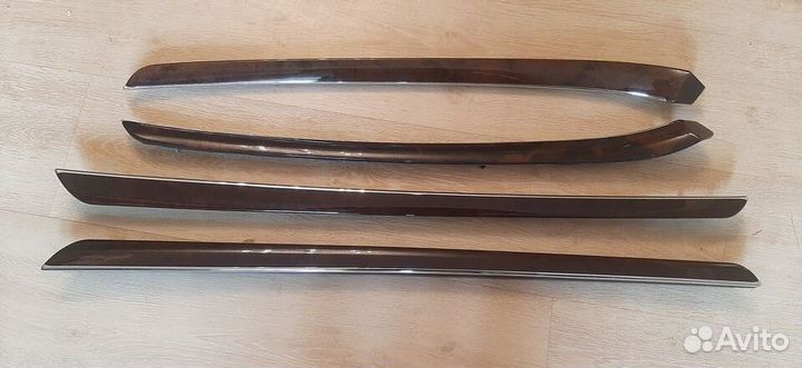 Накладки двери дерево подсветка Long Mercedes W221