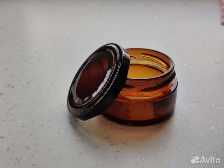 Банка 50мл темная Твист плоская