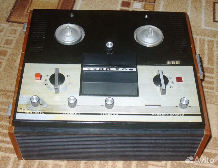 Магнитофон катушечный Яуза 206
