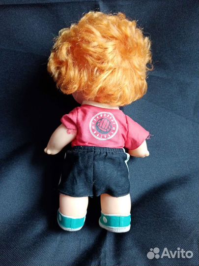 Игрушка пупс мальчик в футболке СССР Олимпиада 80