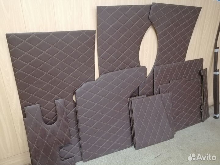 Обивка салона УАЗ 452 Буханка (темно-коричневая)