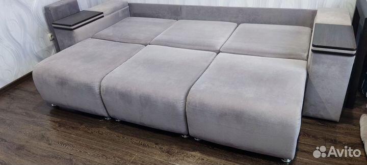 Большой угловой диван раскладной бу