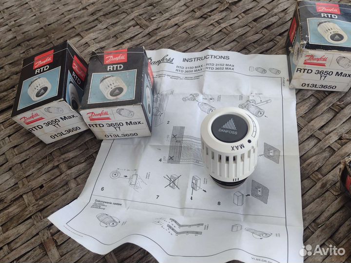 Термоголовка danfoss 3650 max