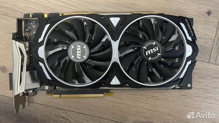 Видеокарта MSI Armor GTX 1080Ti 11Gb