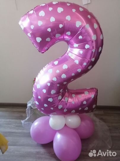 Цифра 2 на день рождения