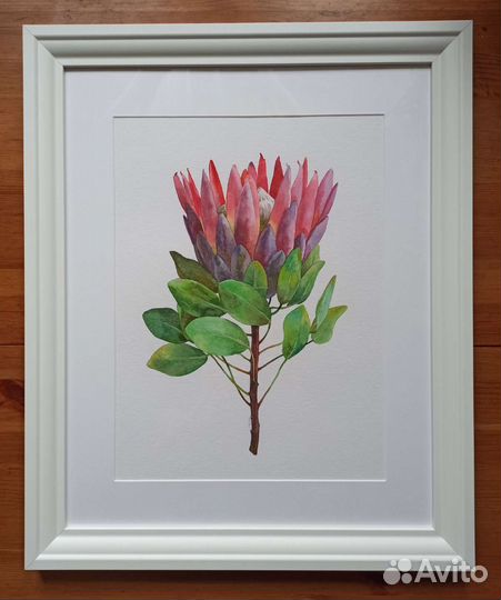 Картина акварель цветы 