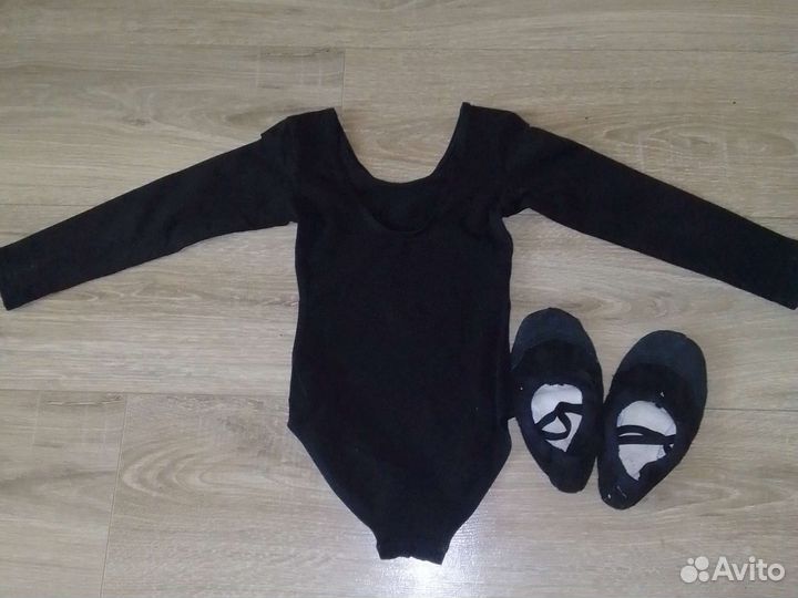 Купальник для танцев и балетки