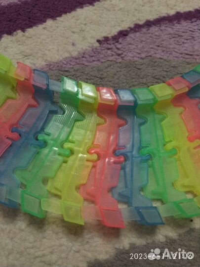 Гибкая гоночная дорога с машинкой