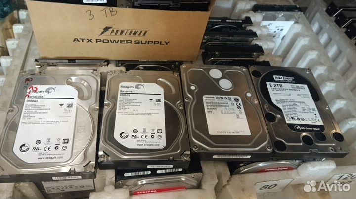 Жесткие диски 2Tb SATA б/у