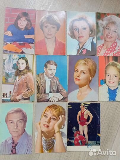 Фотооткрытки артисты советского кино