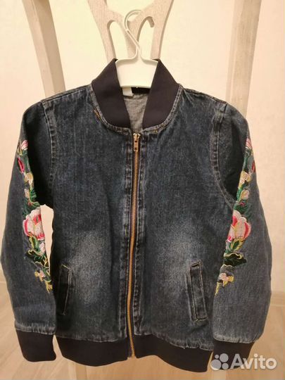 Джинсовка новая. Хлопок. 128р