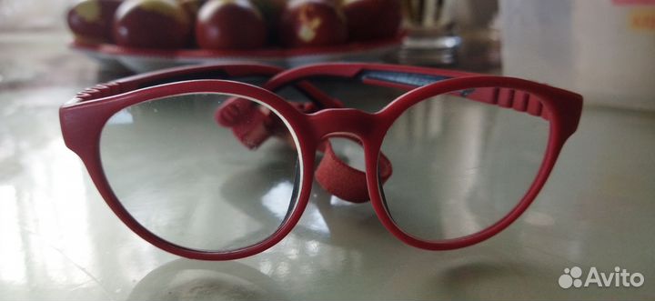 Очки детские для зрения красные 3-8 лет примерно