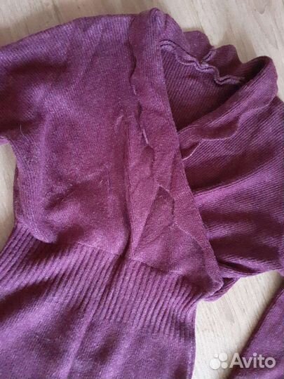 Вязаное платье