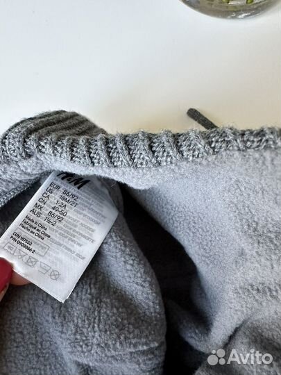 Комплект H&M шапка и варежки