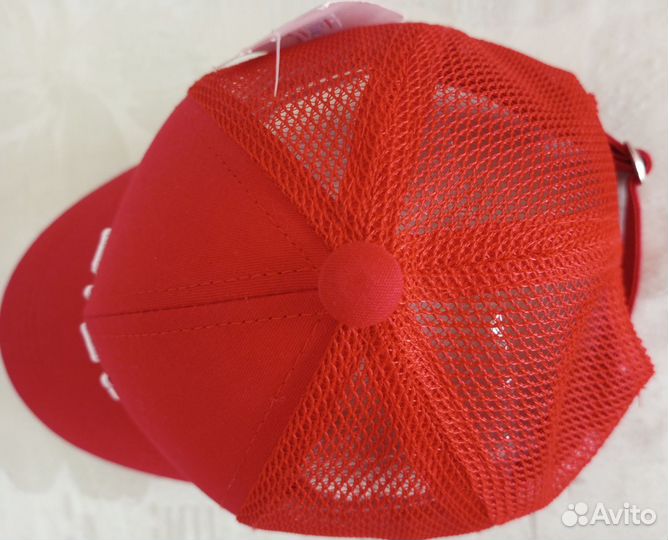 Бейсболка красная Girl 50-52 см, новая