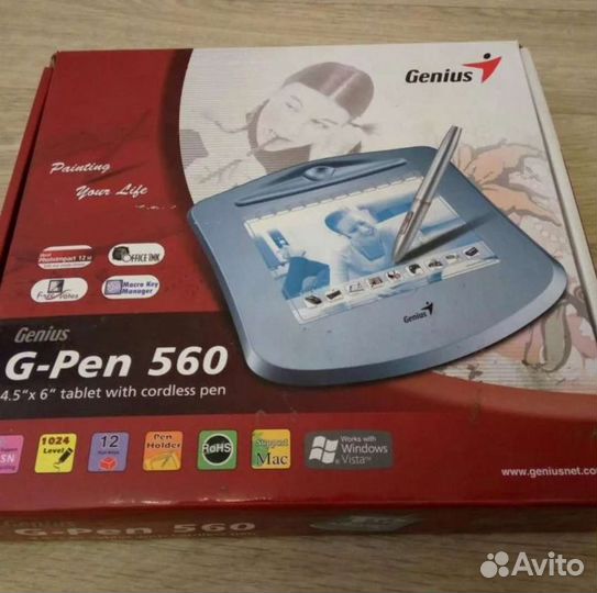 Графический планшет genius g-pen 560