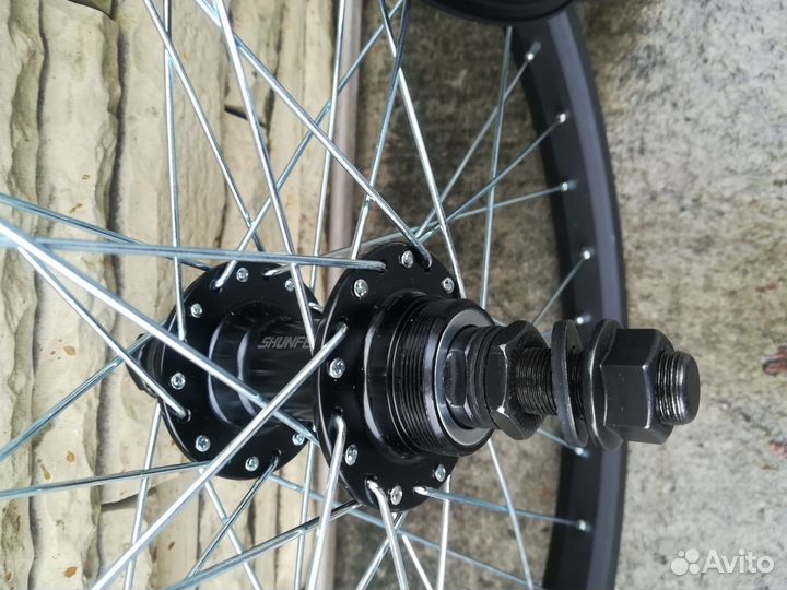 Новые задние колеса на вмх