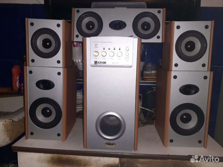 HI-FI Амплайфер sven5.1 6 каналов, 5 входов