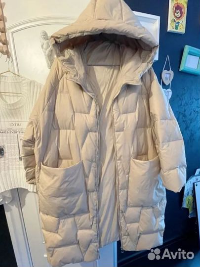 Демисезонный пуховик 44-46