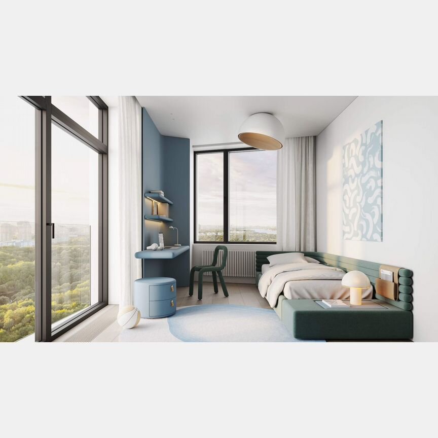 3-к. квартира, 99,5 м², 21/40 эт.