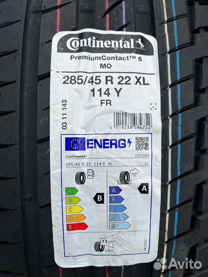 Continental PremiumContact 6 285/45 R22 114Y
