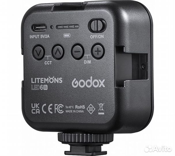 Осветитель светодиодный Godox litemons LED6Bi нака