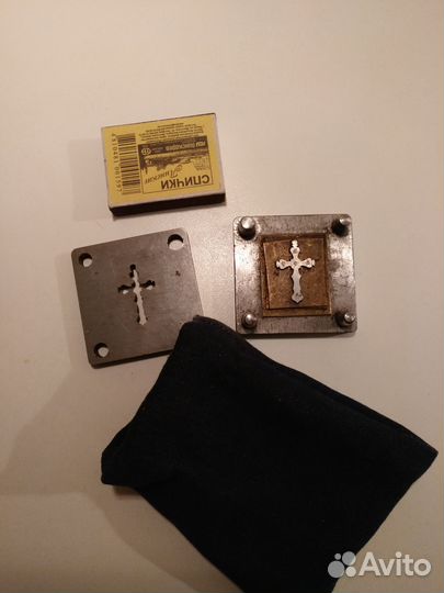 Ювелирный штамп просечка крестика