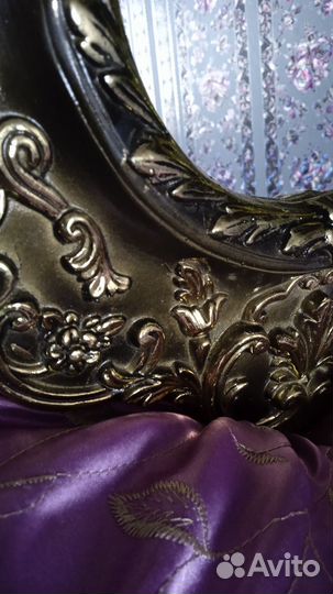 Зеркало Италия Камень под золото 71х45