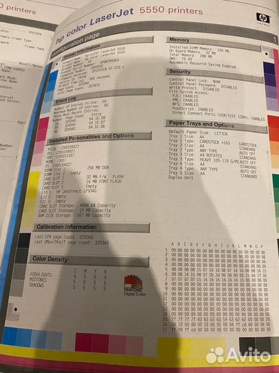 HP CLJ 5550dtn цветной лазерный принтер ф. А3