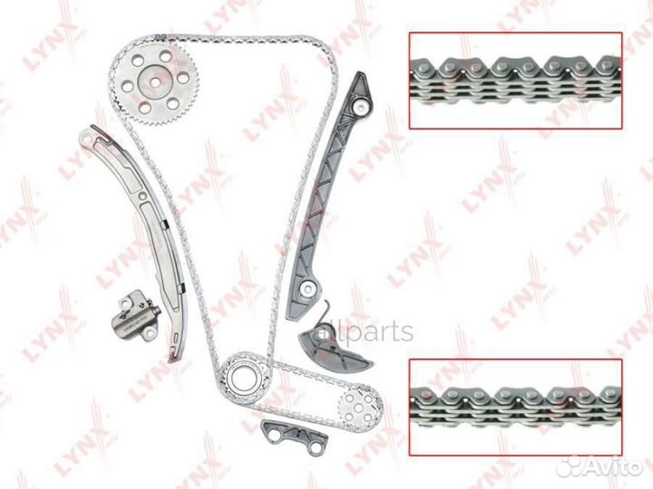 Lynxauto TK-0061 Комплект цепи грм mazda 6(GG) 2.3